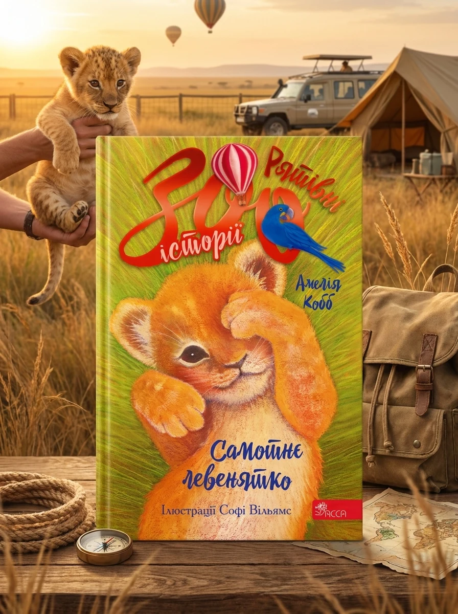 Рятівні зооісторії. Самотнє левенятко. Книга 1