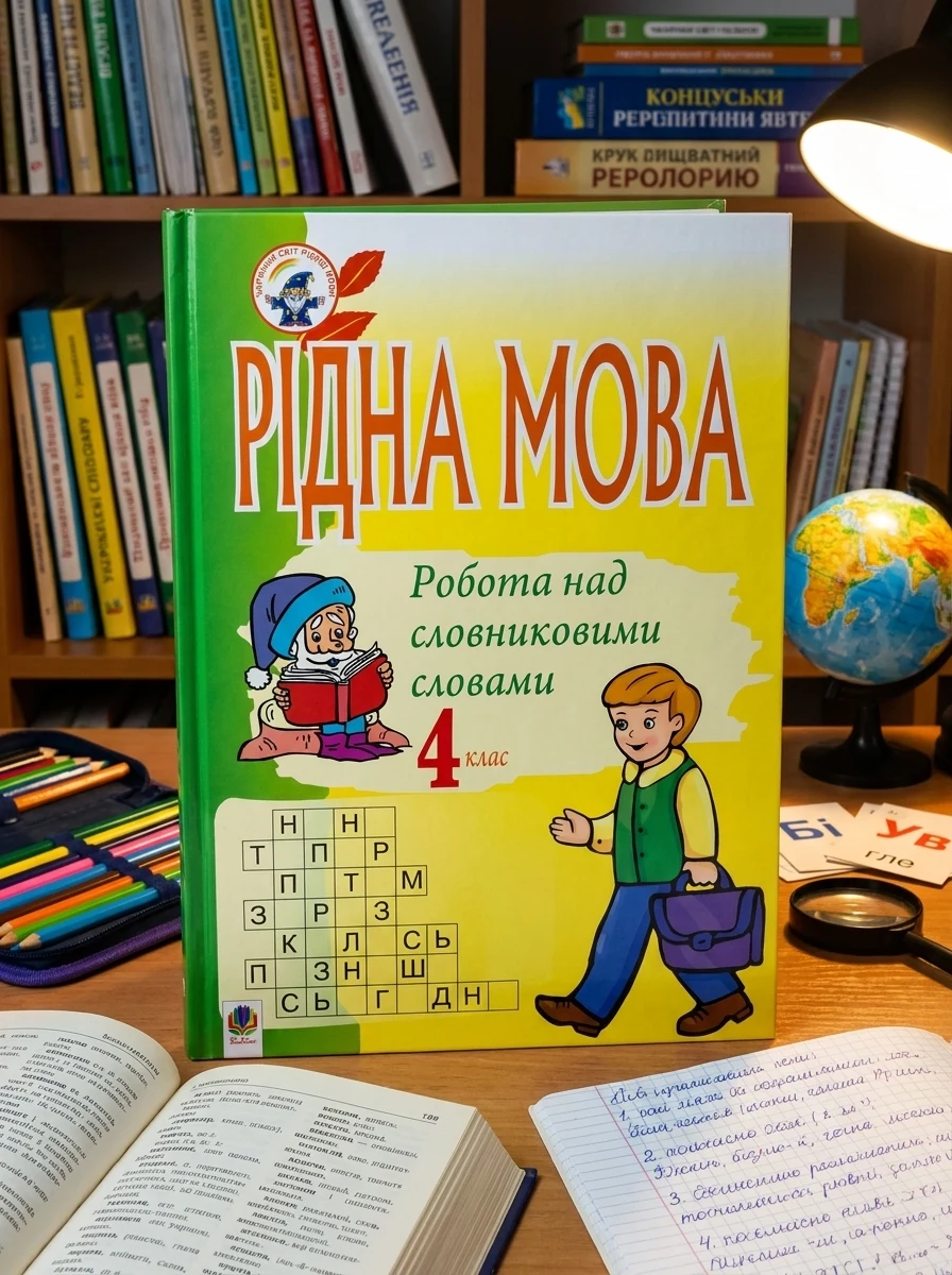 Рідна мова. Розмова про слово. Робота над словниковими словами. 4 клас — Вивчення мов