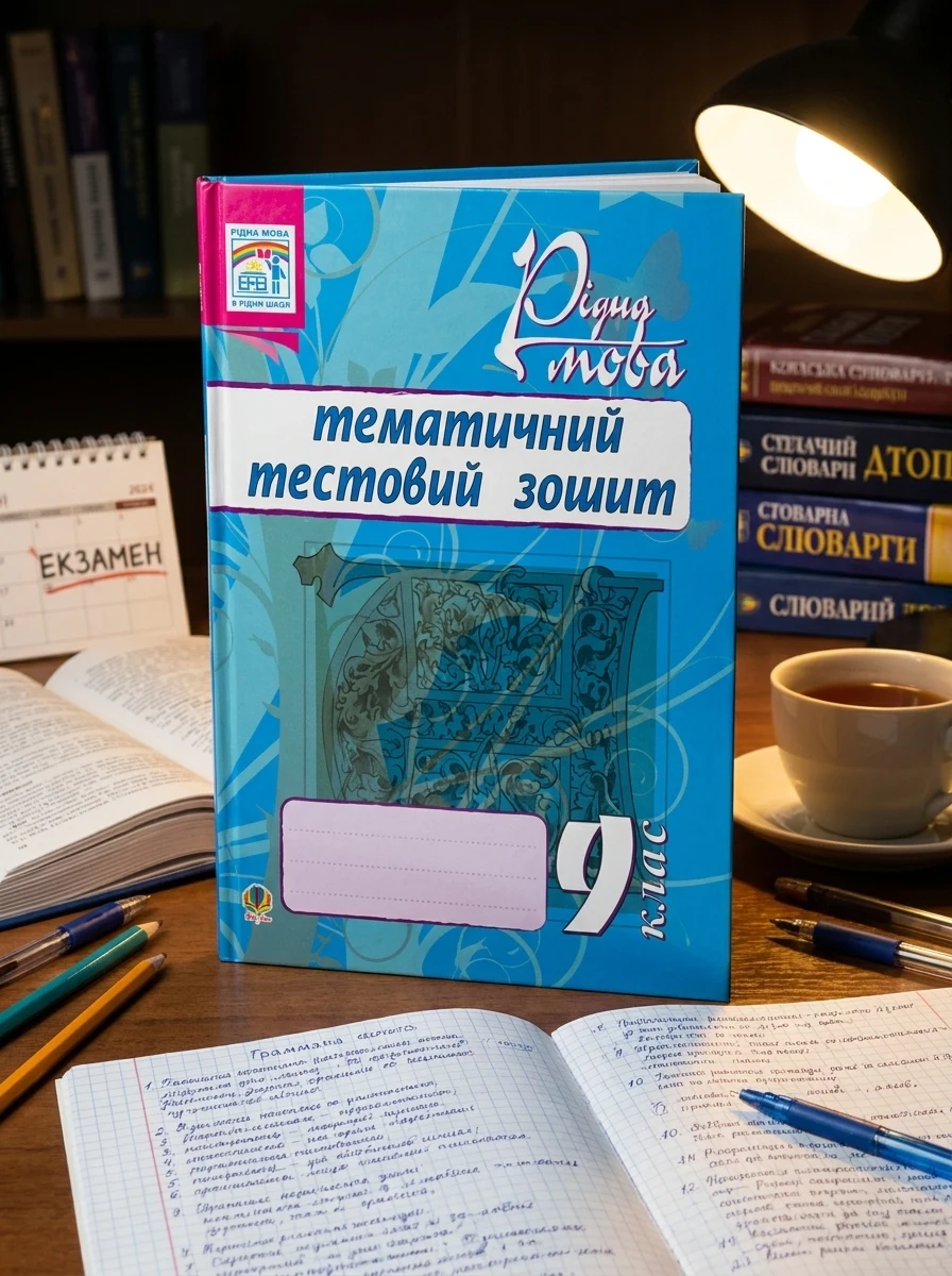 Рідна мова. Тематичний тестовий зошит. 9 клас — Вивчення мов