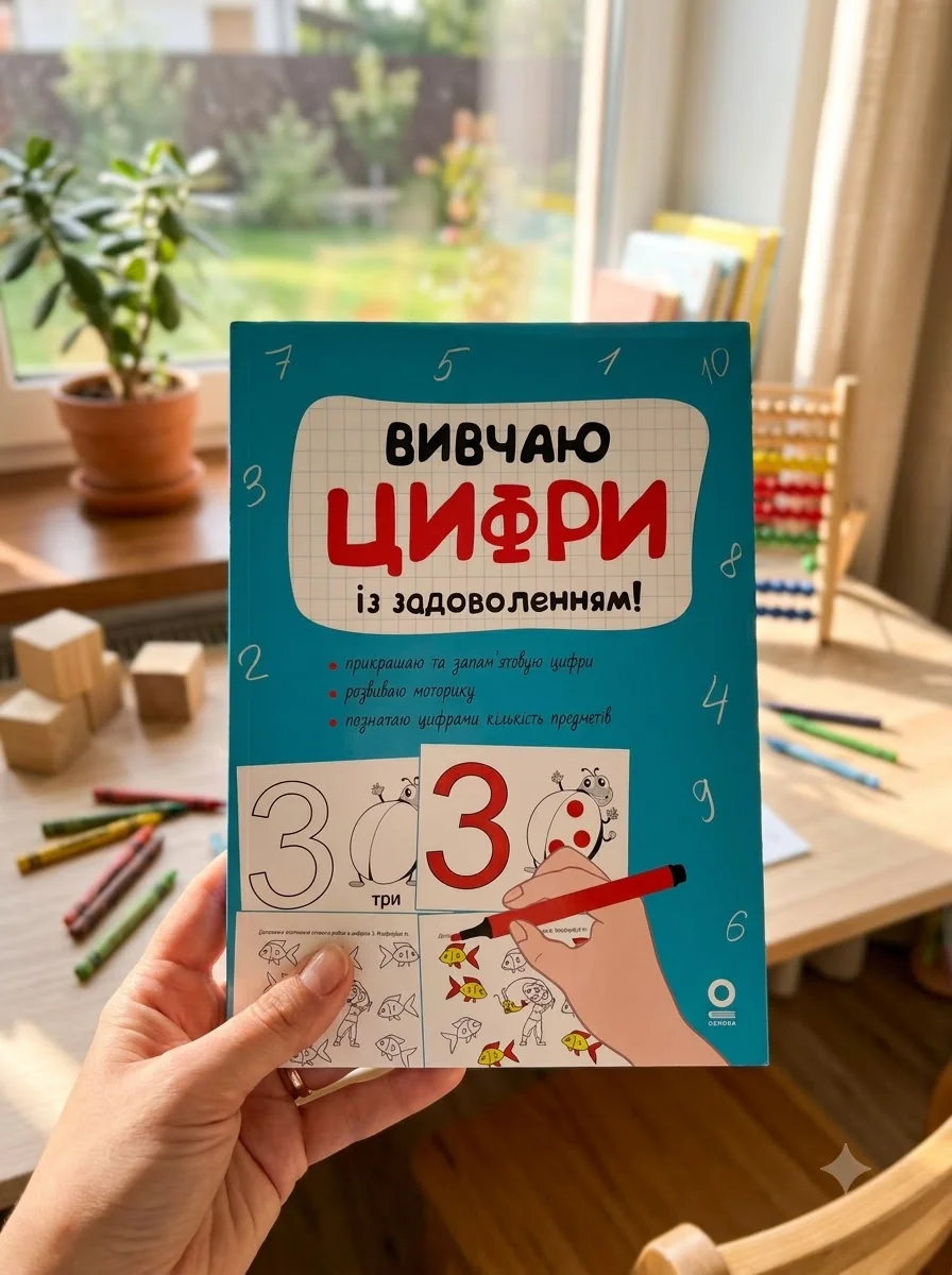 Рік до школи. Вивчаю цифри із задоволенням! — Підготовка до школи