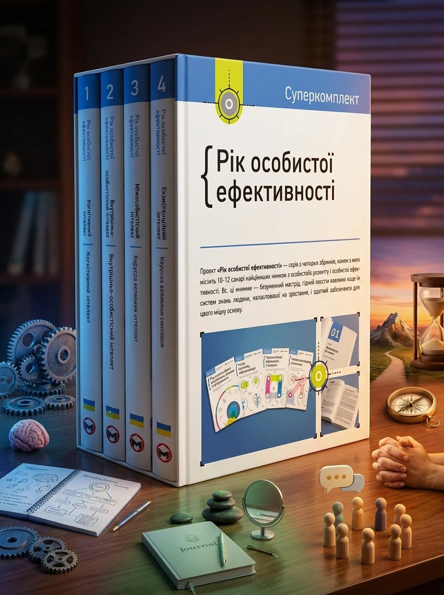 Рік особистої ефективності. Комплект із 4 книг — Книги для особистісного розвитку