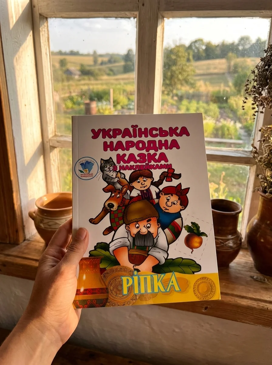 Ріпка. Українська народна казка з наклейками — фото 2