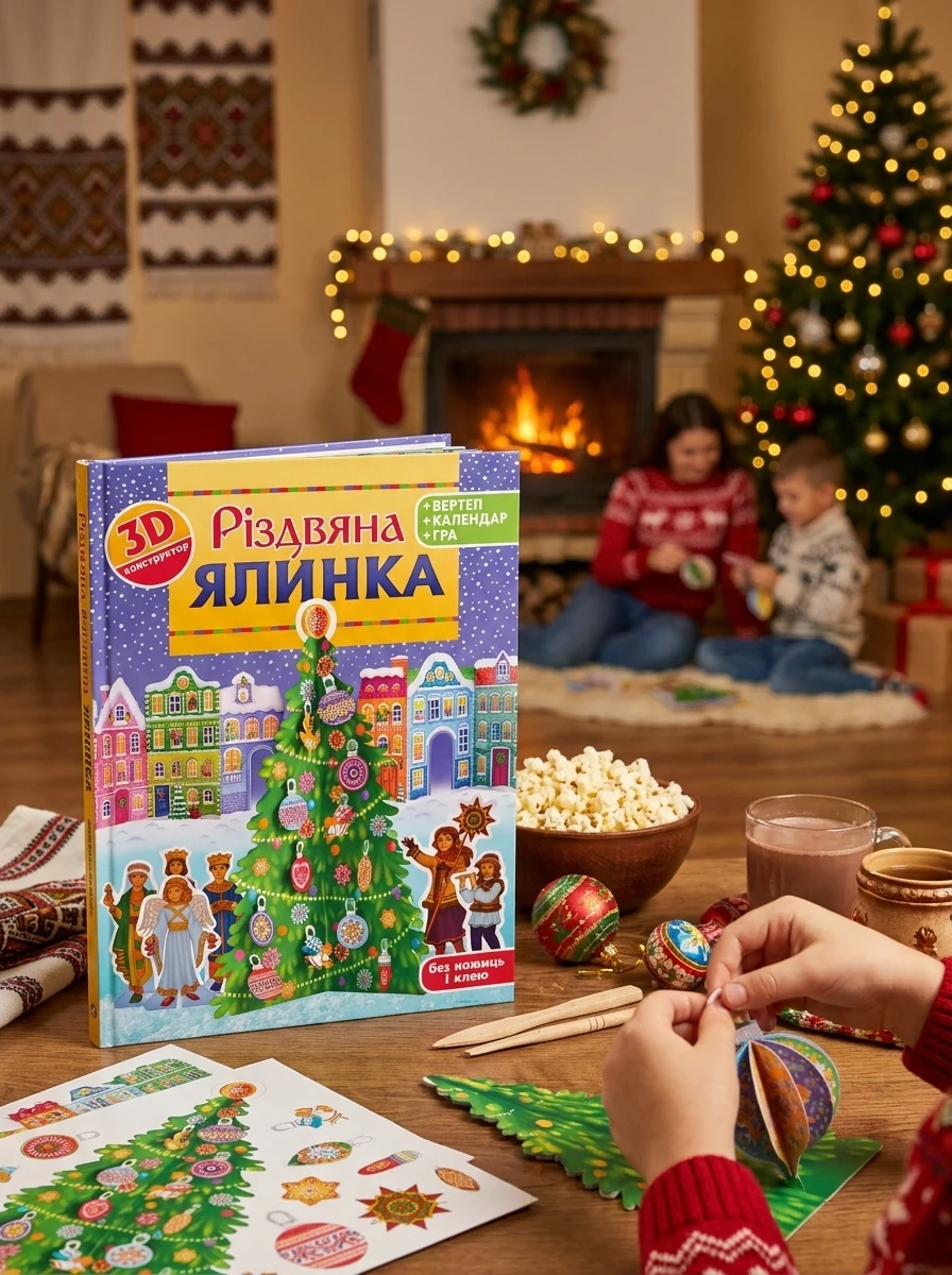 Різдвяна ялинка. 3D-конструктор