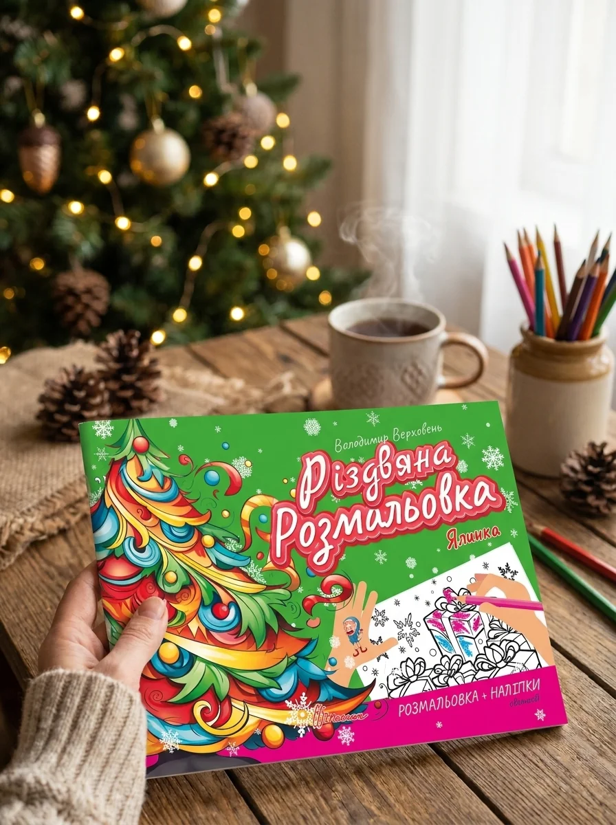 Різдвяна розмальовка. Ялинка — Дитяча література