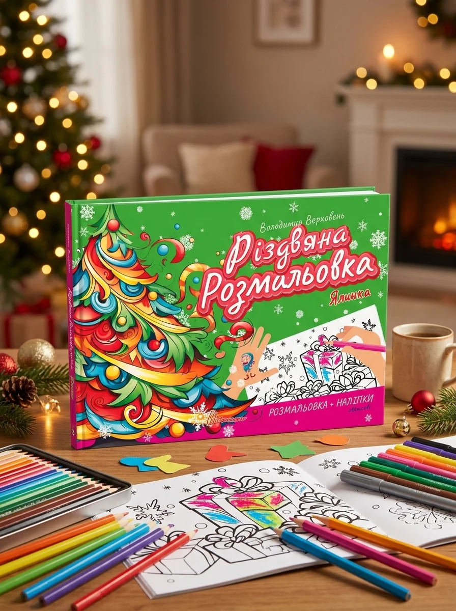 Різдвяна розмальовка. Ялинка — фото 2