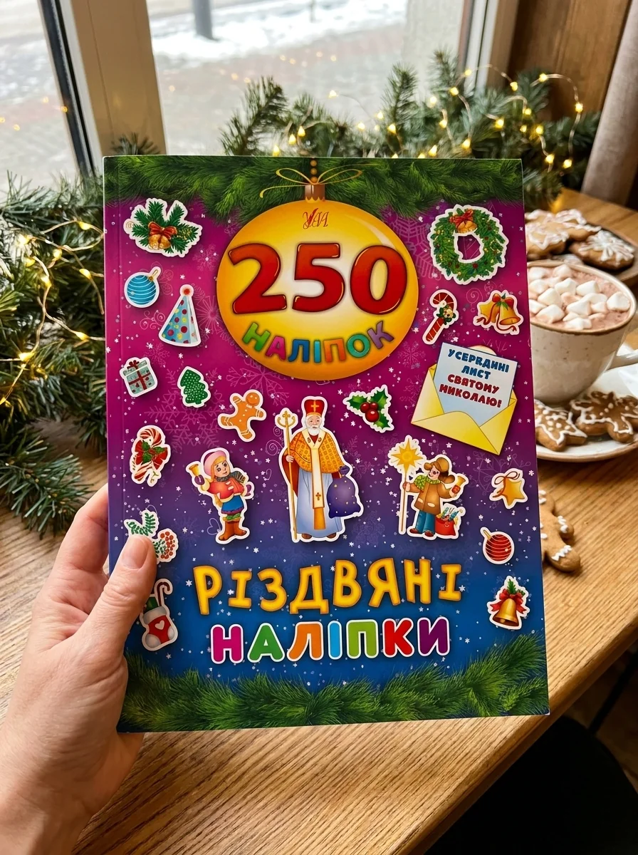 Різдвяні наліпки. 250 наліпок — фото 2