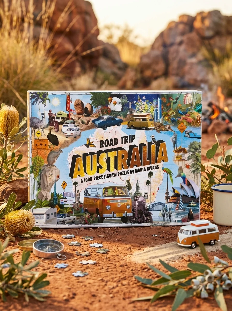 Road Trip Australia. A 1000-Piece Jigsaw Puzzle