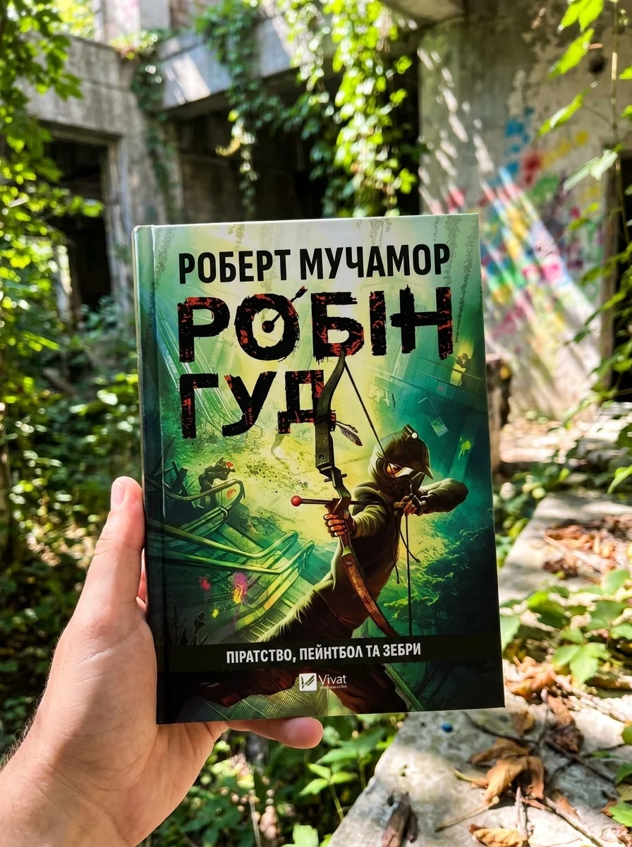 Робін Гуд Піратство пейнтбол та зебри — Роберт Мучамор, обкладинка