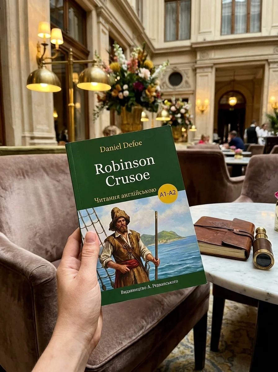 Robinson Crusoe. Читання англійською А1-А2 — Данiель Дефо, обкладинка
