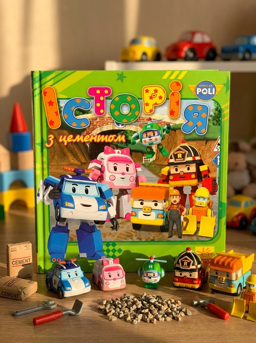 Robocar Poli. Історія з цементом — Дитяча література