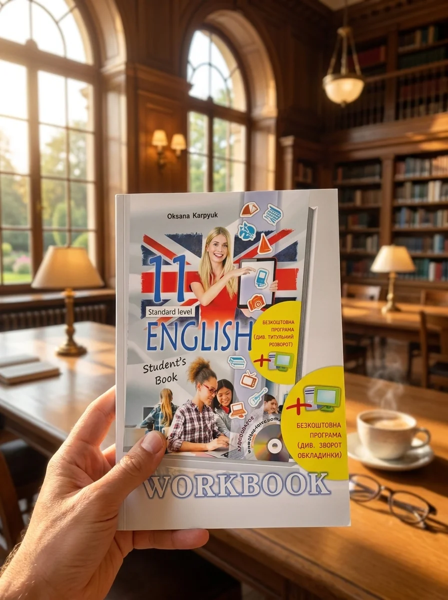 Робочий зошит Workbook 11 (до підручника Англійська мова для 11 класу Карп’юк О.) — Карпюк Оксана, обкладинка