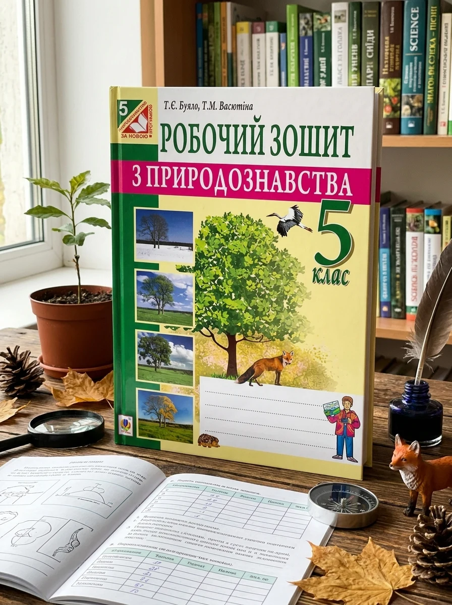 Робочий зошит з природознавства. 5 клас
