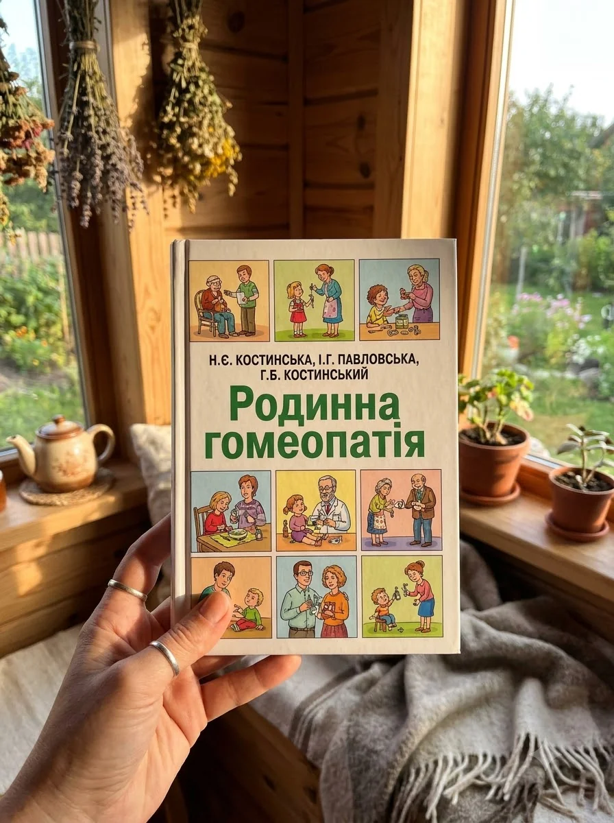 Родинна гомеопатія — Наталія Костинська, обкладинка