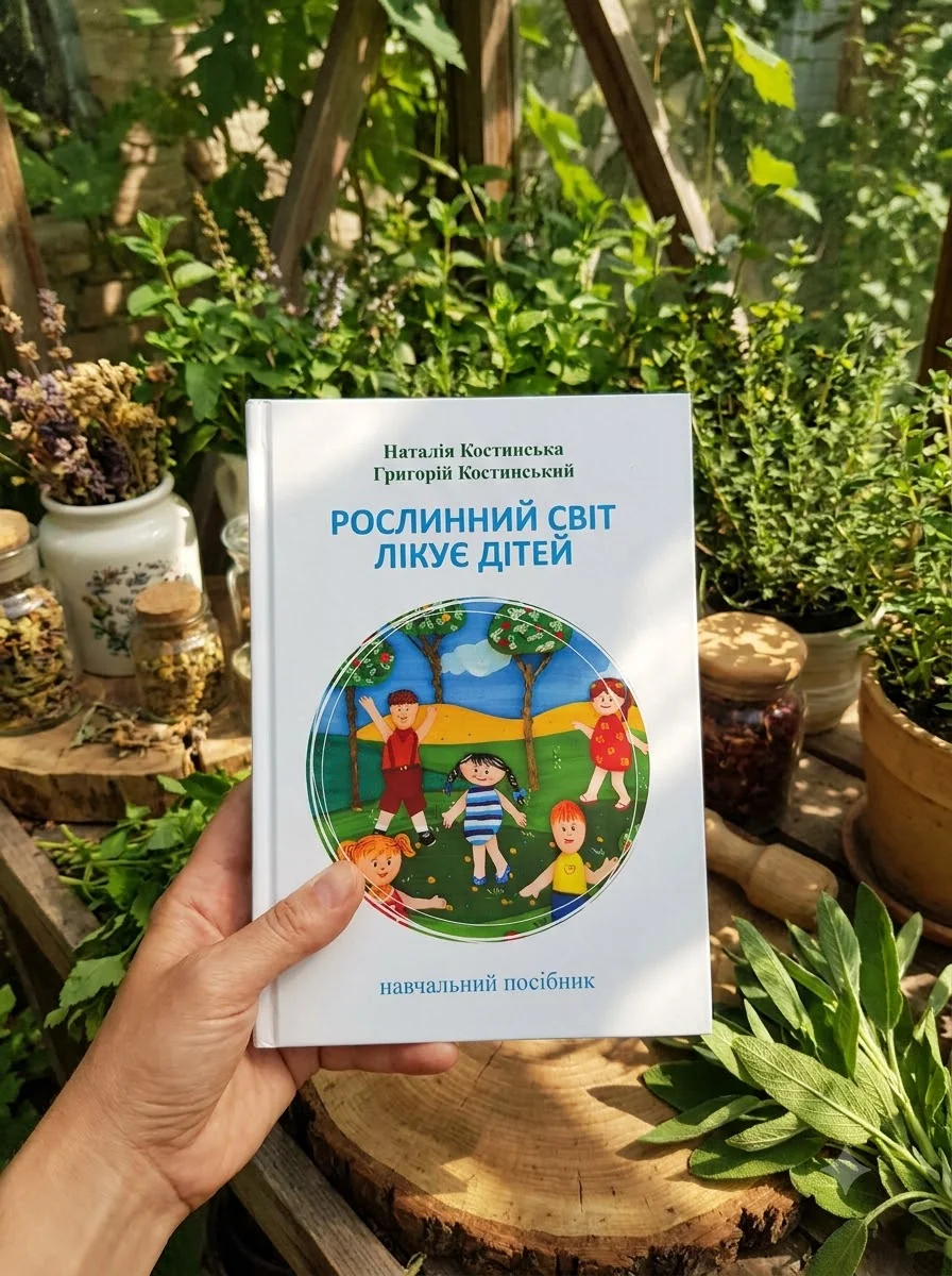 Рослинний світ лікує дітей — Григорій Костинський, обкладинка