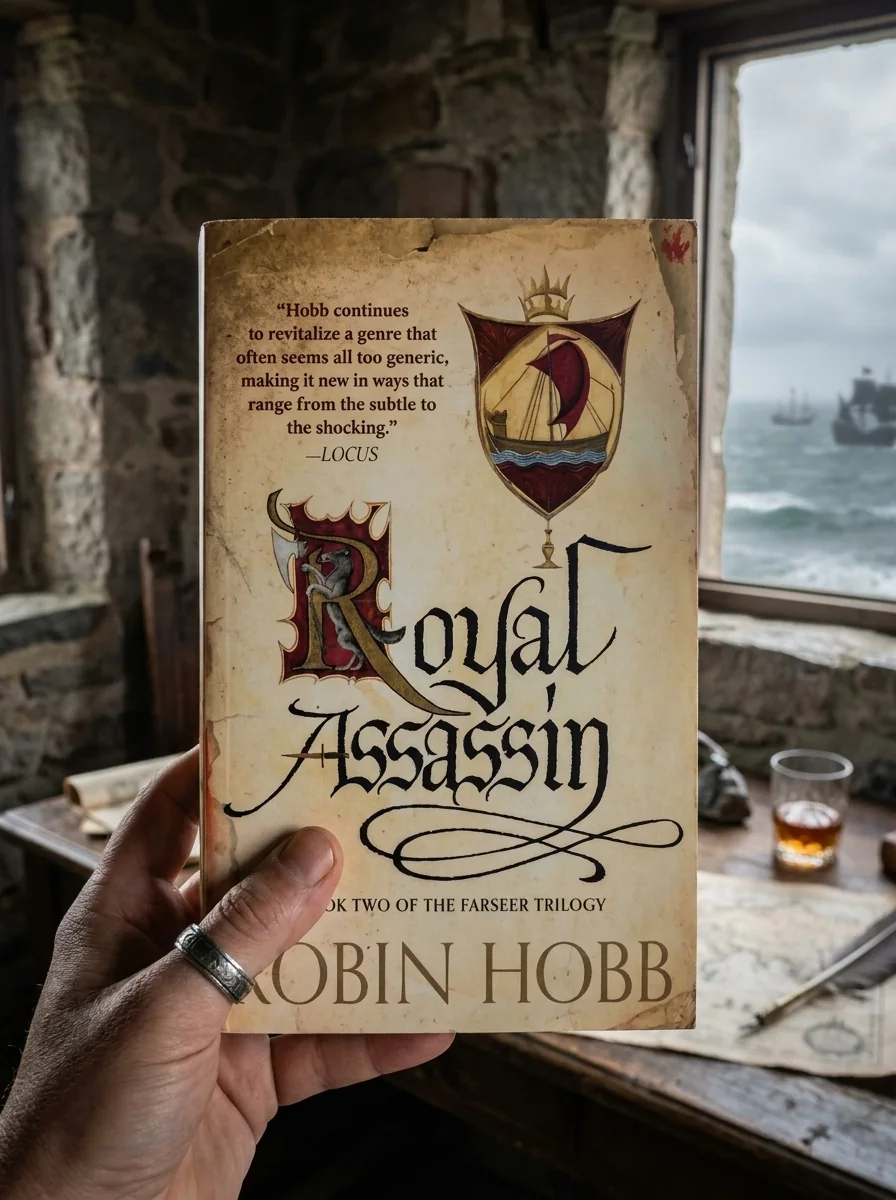 Royal Assassin — Робін Гобб, обкладинка