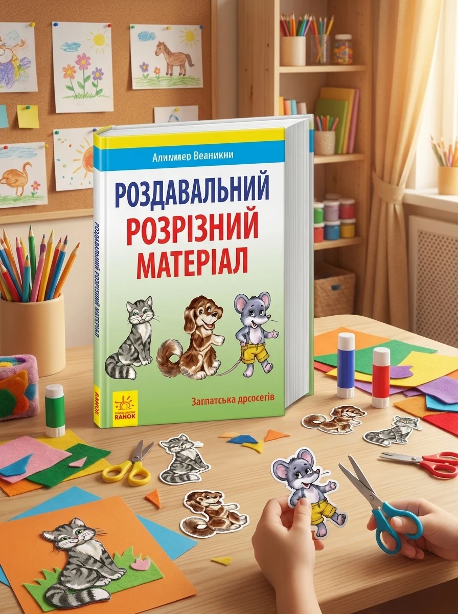 Роздавальний розрізний матеріал. Тварини, — Дитяча література