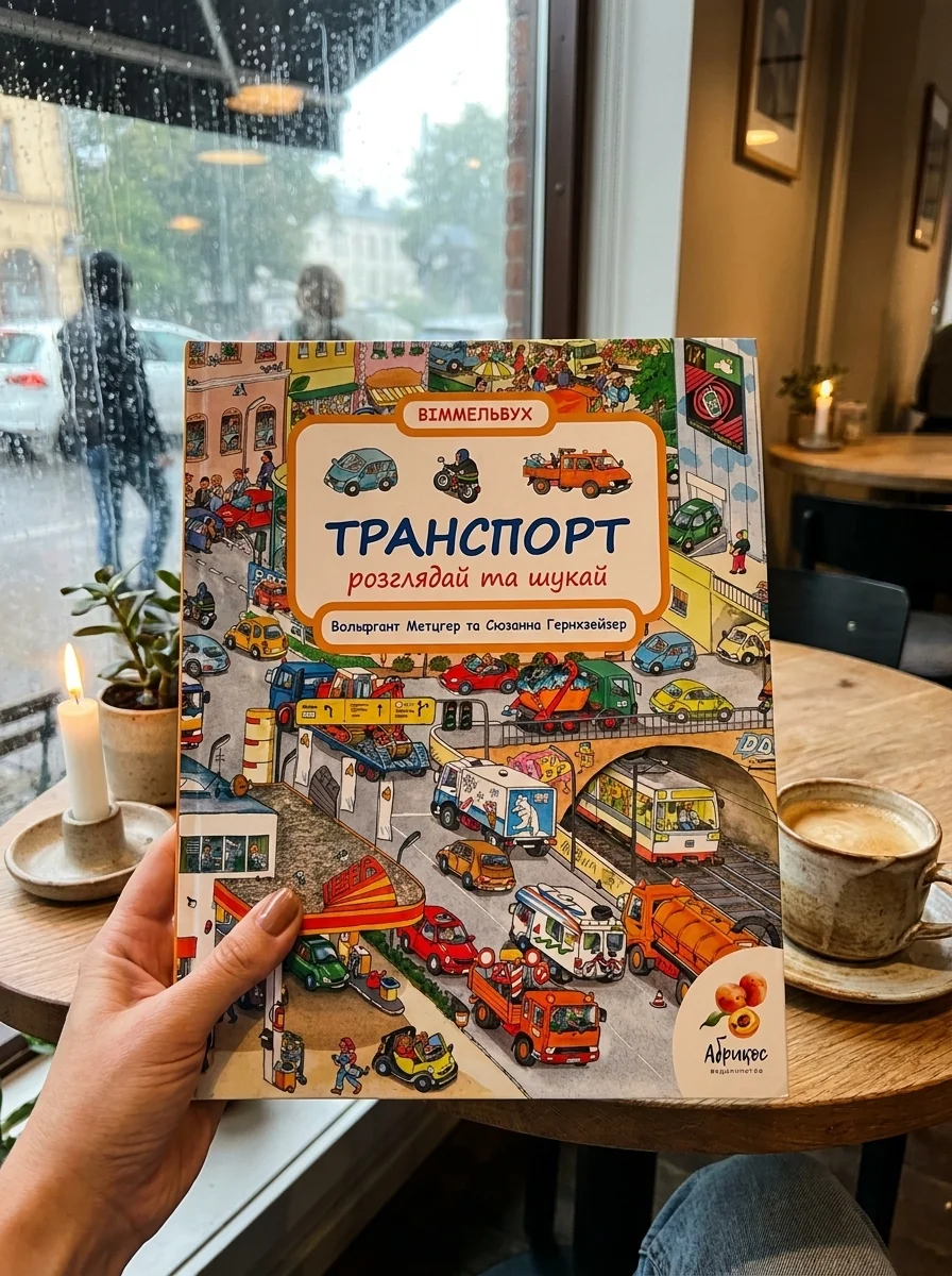 Розглядай та шукай "Транспорт" — Дитяча література