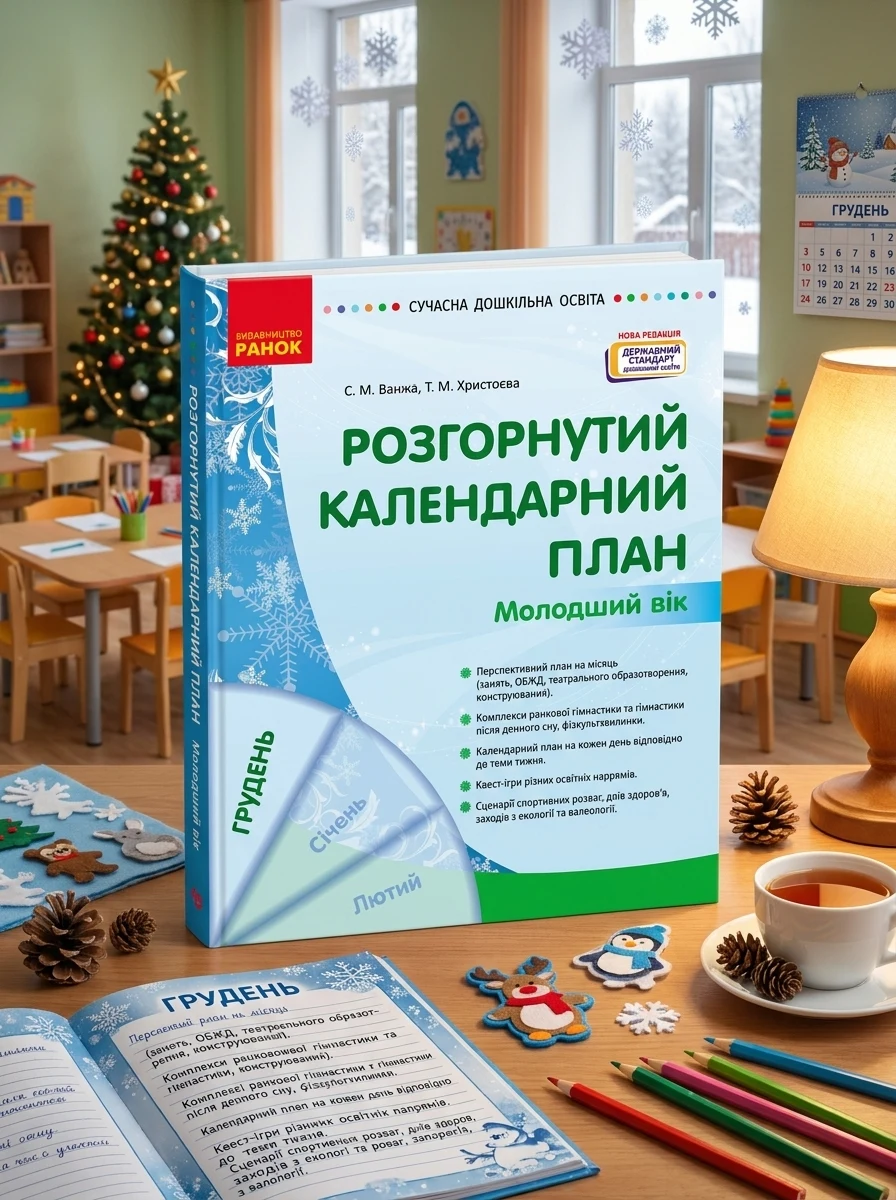 Розгорнутий календарний план. Грудень. Молодший вік. Сучасна дошкільна освіта — Дім, сім'я, релігія