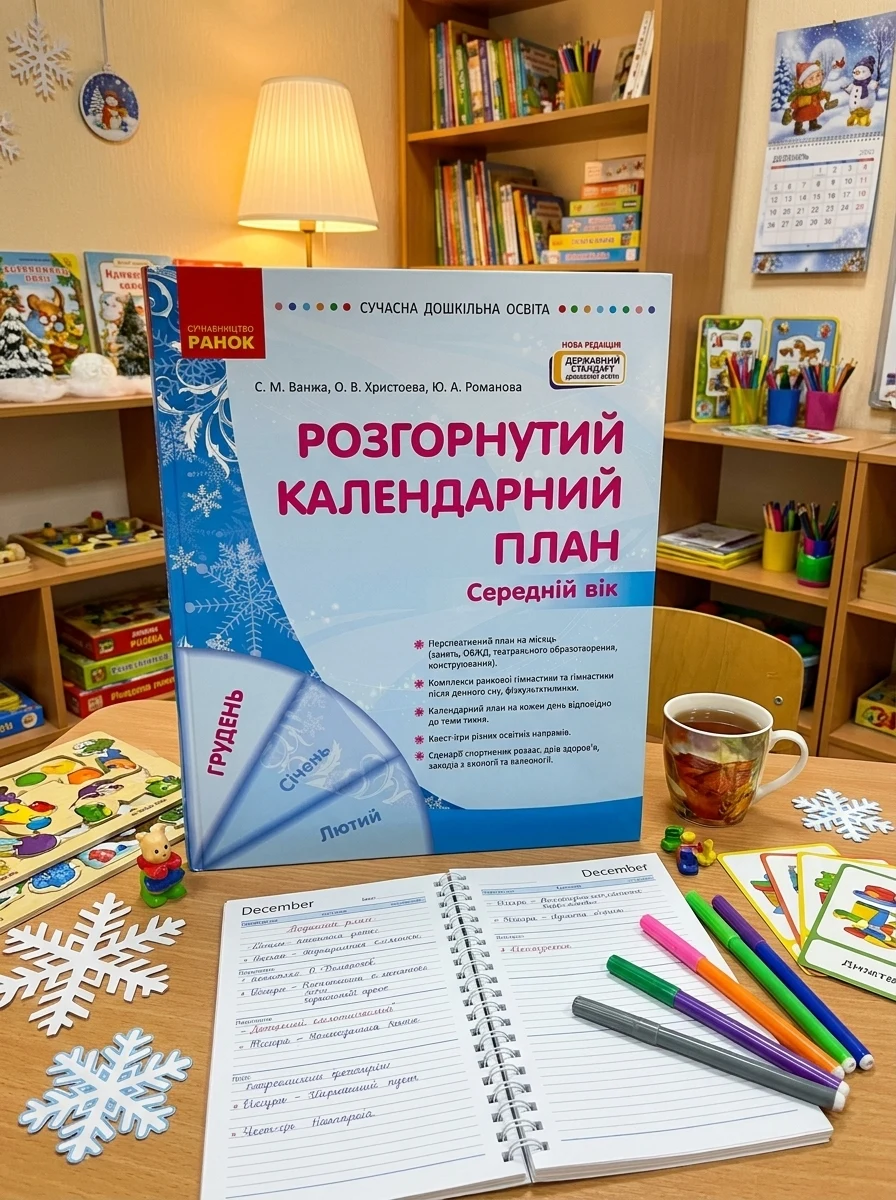Розгорнутий календарний план. Грудень. Середній вік. Сучасна дошкільна освіта — Вивчення мов