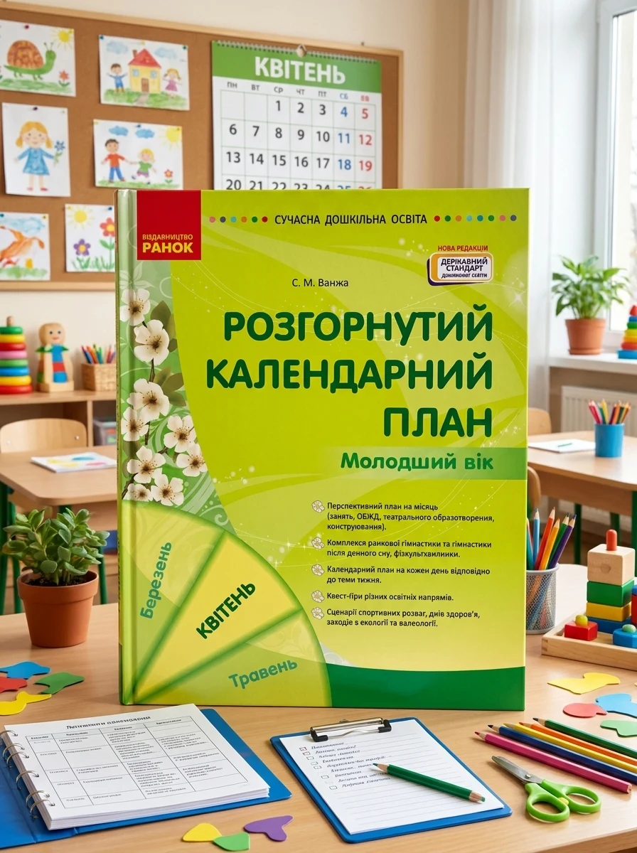 Розгорнутий календарний план. Квітень. Молодший вік. Сучасна дошкільна освіта — Вивчення мов