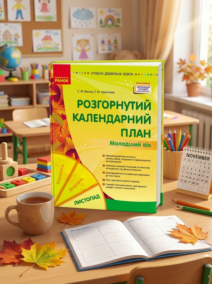 Розгорнутий календарний план. Молодший вік. Листопад. Сучасна дошкільна освіта — Вивчення мов