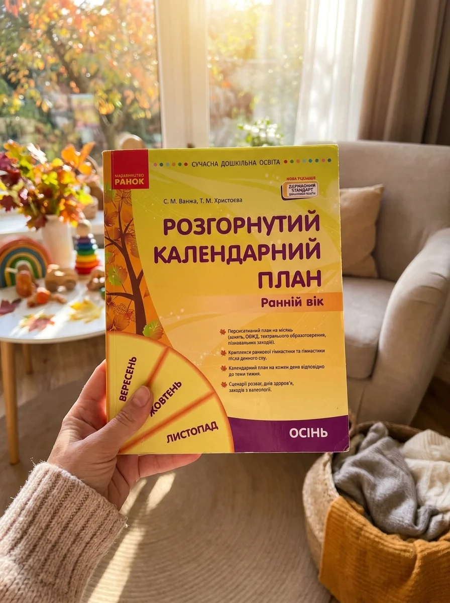 Розгорнутий календарний план. Осінь. Ранній вік. Сучасна дошкільна освіта — Світлана Ванжа, обкладинка