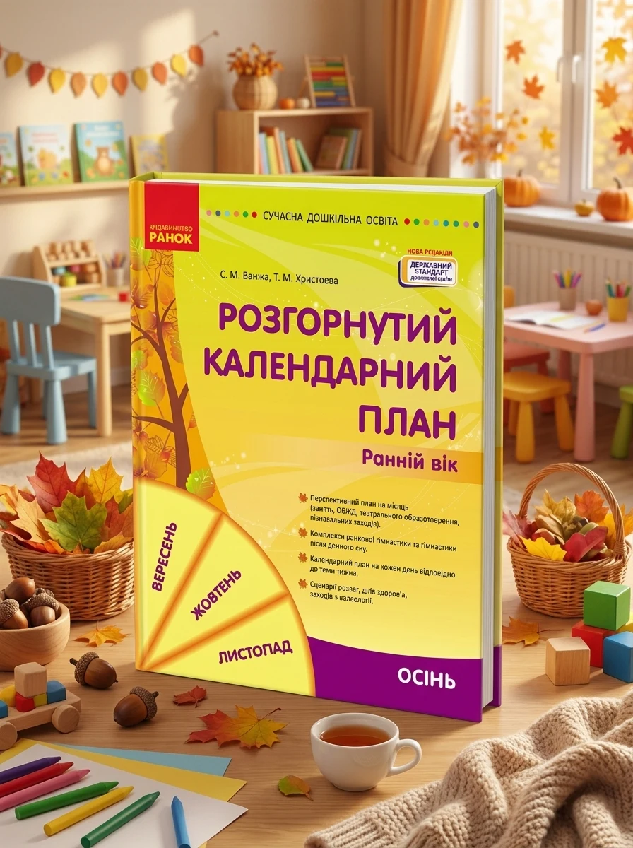 Розгорнутий календарний план. Осінь. Ранній вік. Сучасна дошкільна освіта — Дім, сім'я, релігія