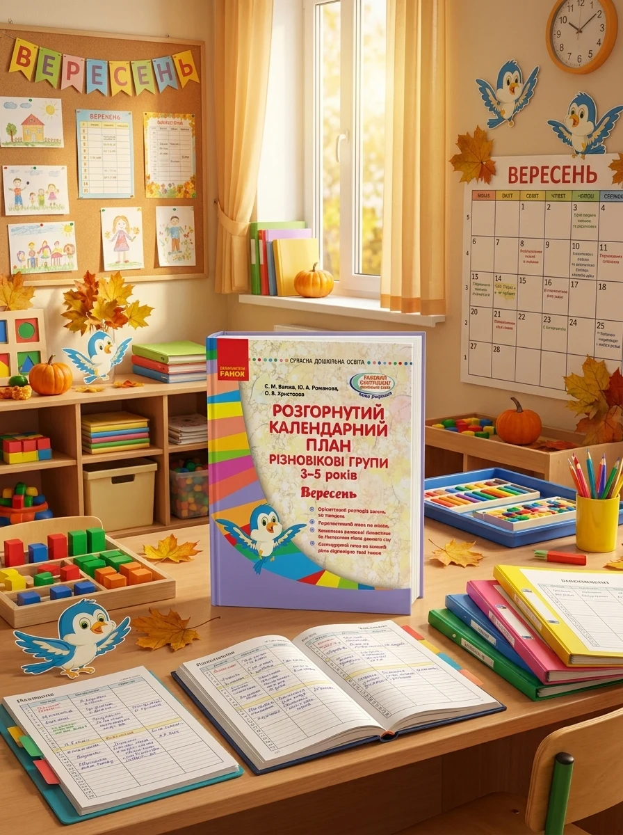 Розгорнутий календарний план. Різновікові групи (3–5 років). Вересень. Сучасна дошкільна освіта — Вивчення мов