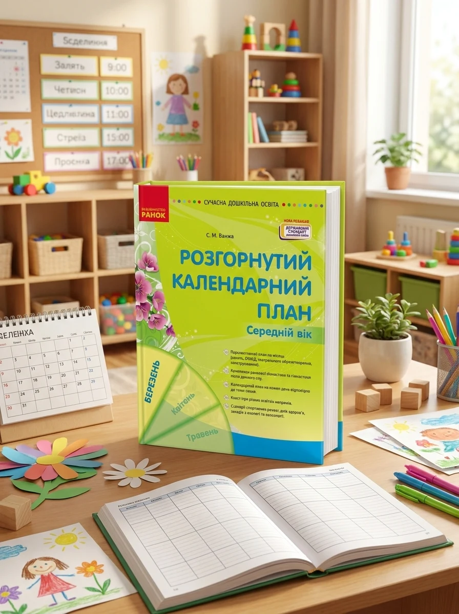 Розгорнутий календарний план. Середній вік. Березень. Сучасна дошкільна освіта