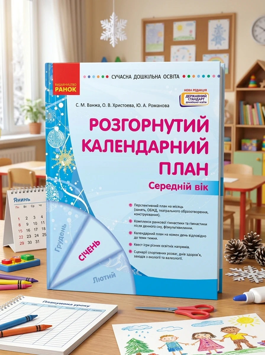 Розгорнутий календарний план. Січень. Середній вік. Сучасна дошкільна освіта — Дім, сім'я, релігія