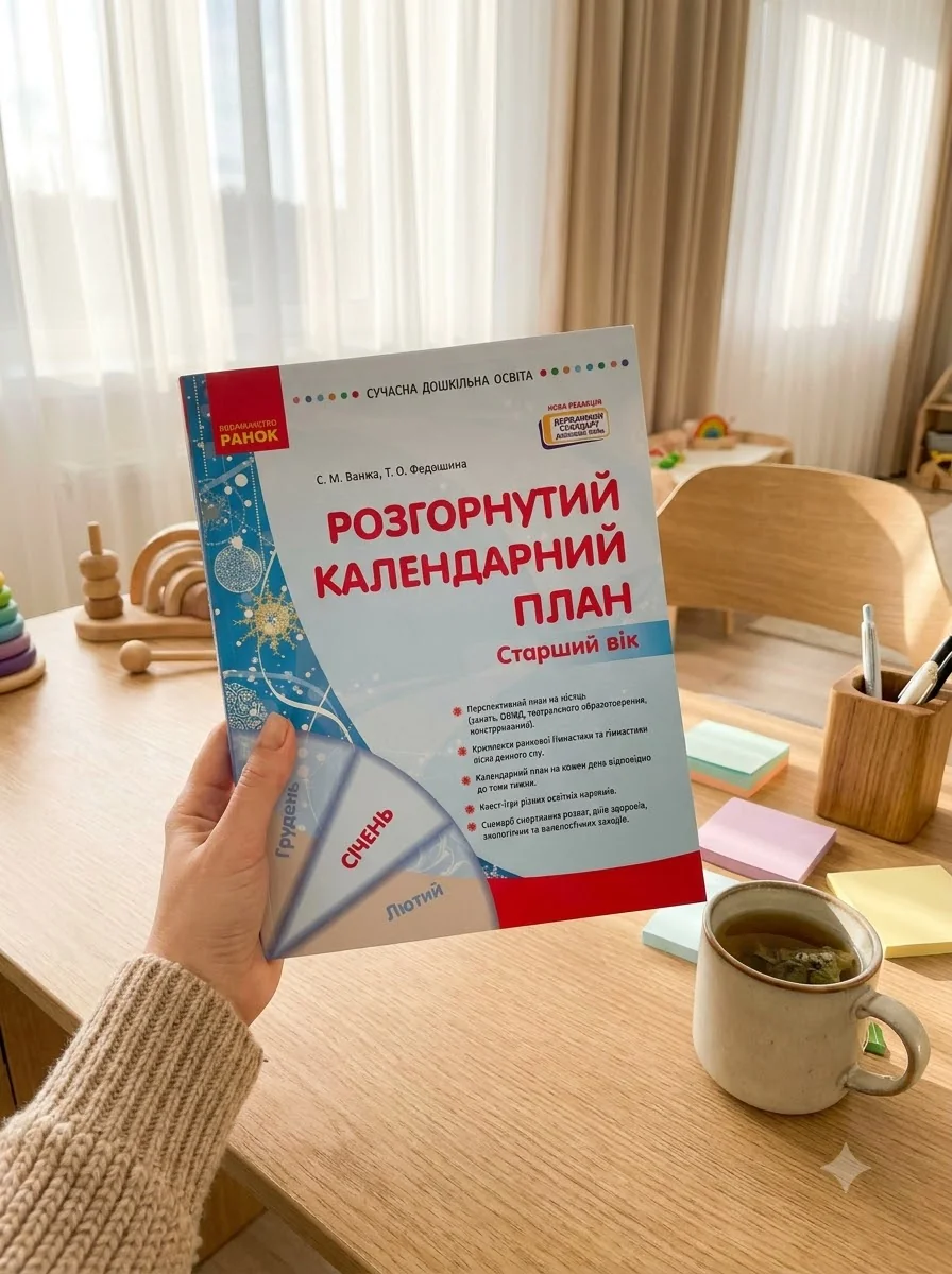 Розгорнутий календарний план. Січень. Старший вік. Сучасна дошкільна освіта — Світлана Ванжа, обкладинка
