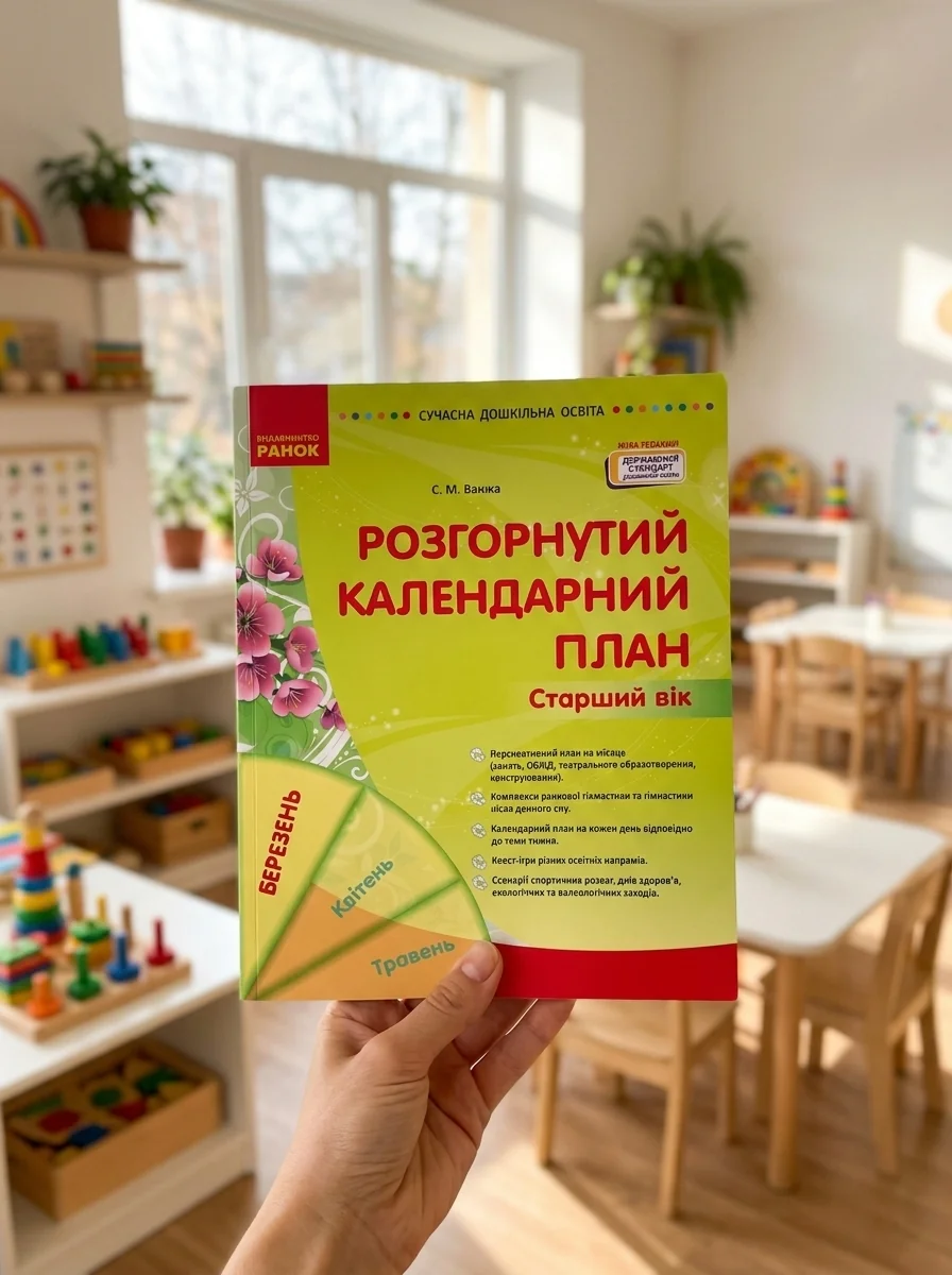 Розгорнутий календарний план. Старший вік. Березень. Сучасна дошкільна освіта — Світлана Ванжа, обкладинка