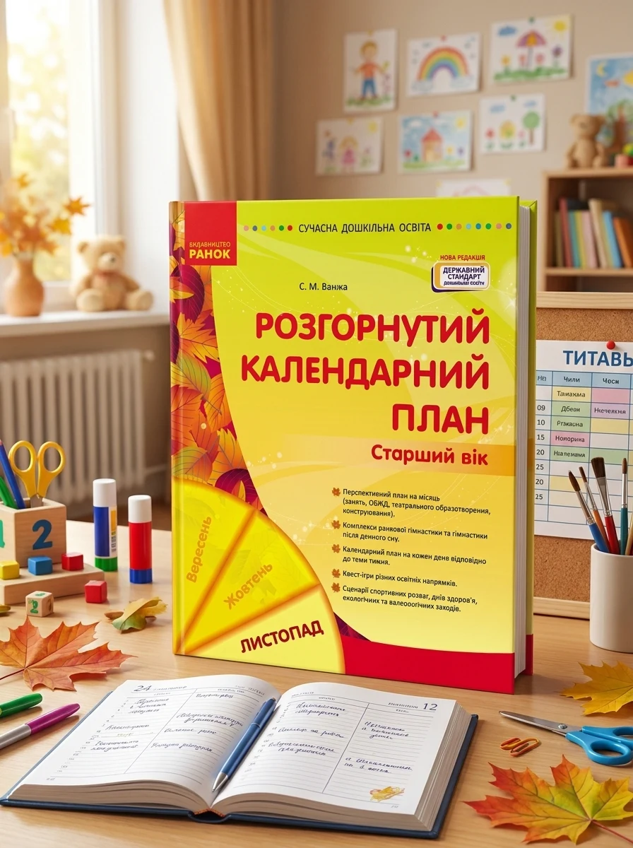 Розгорнутий календарний план. Старший вік. Листопад. Сучасна дошкільна освіта — Вивчення мов