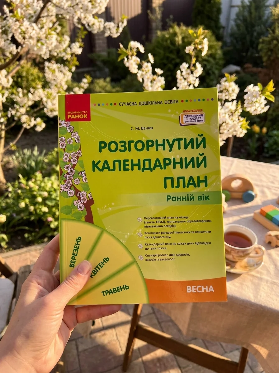 Розгорнутий календарний план. Весна. Ранній вік. Сучасна дошкільна освіта — Світлана Ванжа, обкладинка