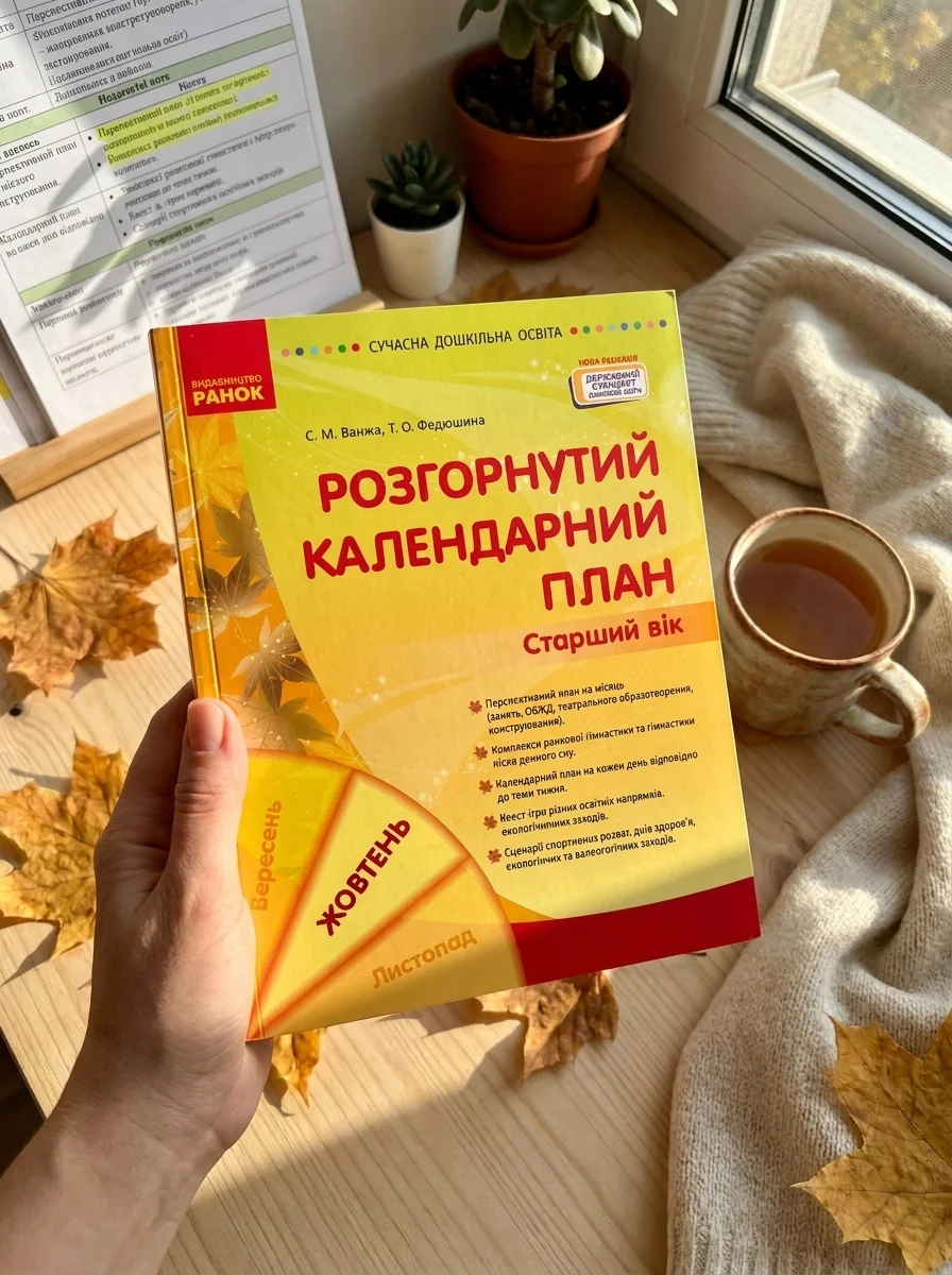 Розгорнутий календарний план. Жовтень. Старший вік. Сучасна дошкільна освіта — Світлана Ванжа, обкладинка