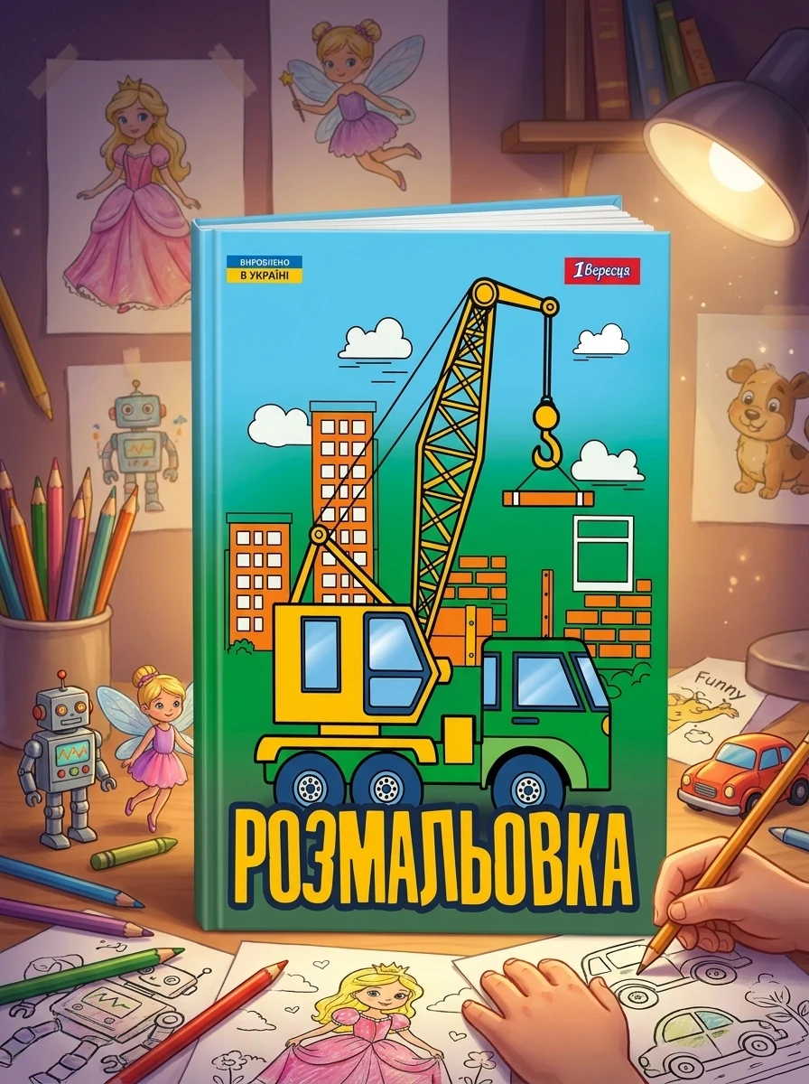 Розмальовка А4 1Вересня Супер машини 743041 — фото 2