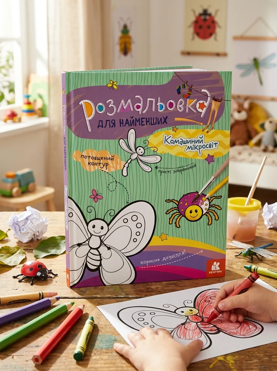 Розмальовка для найменших. Комашиний мікросвіт, — Дитяча література