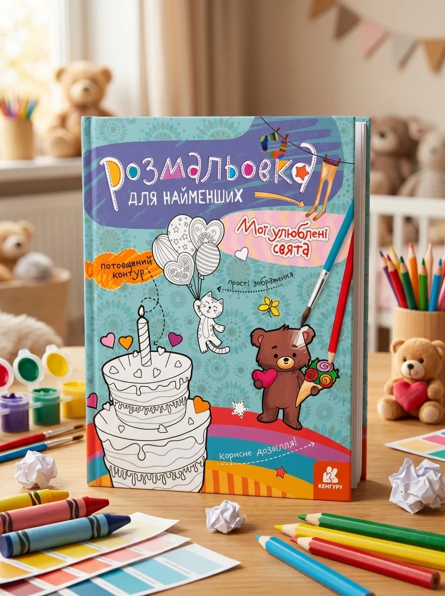 Розмальовка для найменших. Мої улюблені свята, — Дитяча література