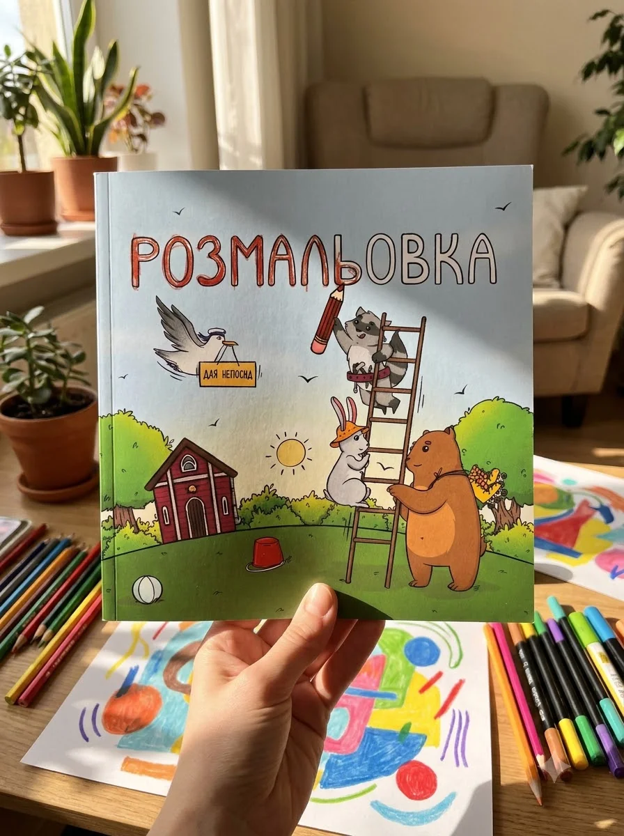 Розмальовка для непосид — Дитяча література