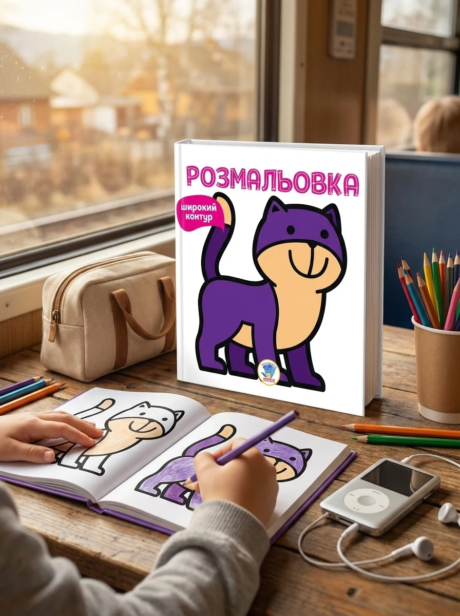 Розмальовка. Книга 2. Няв, — Дитяча література