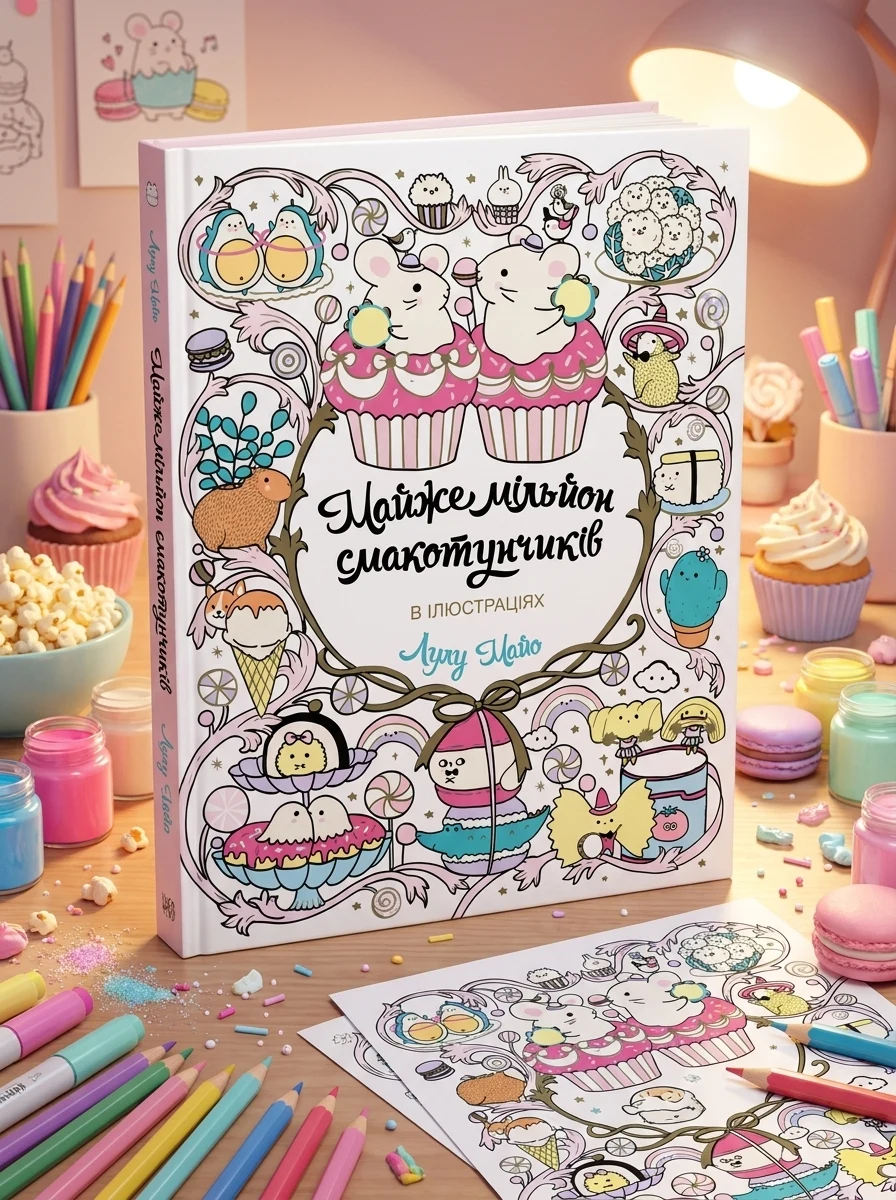 Розмальовка Майже мільйон смакотунчиків — Художня література
