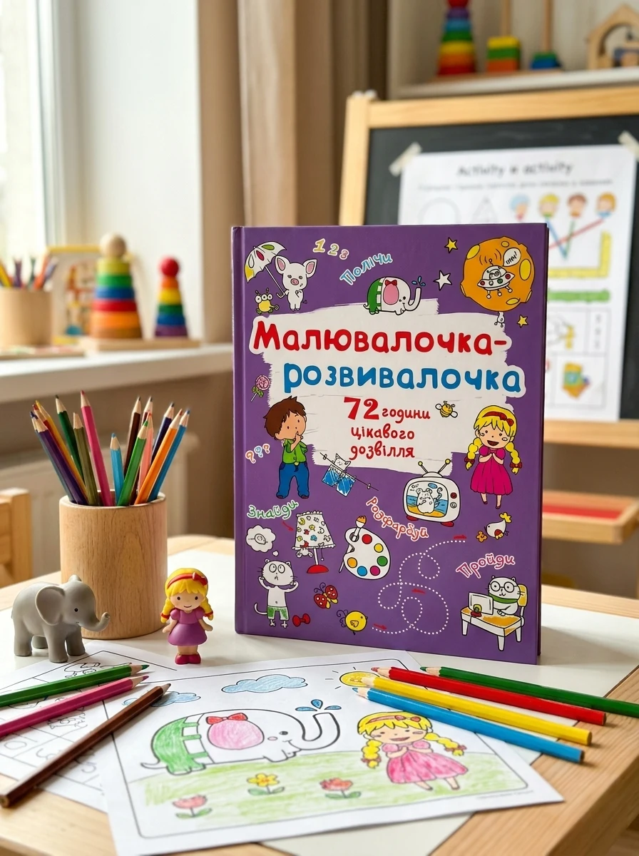 Розмальовка Малювалочка-розвивалочка Слоник — фото 2