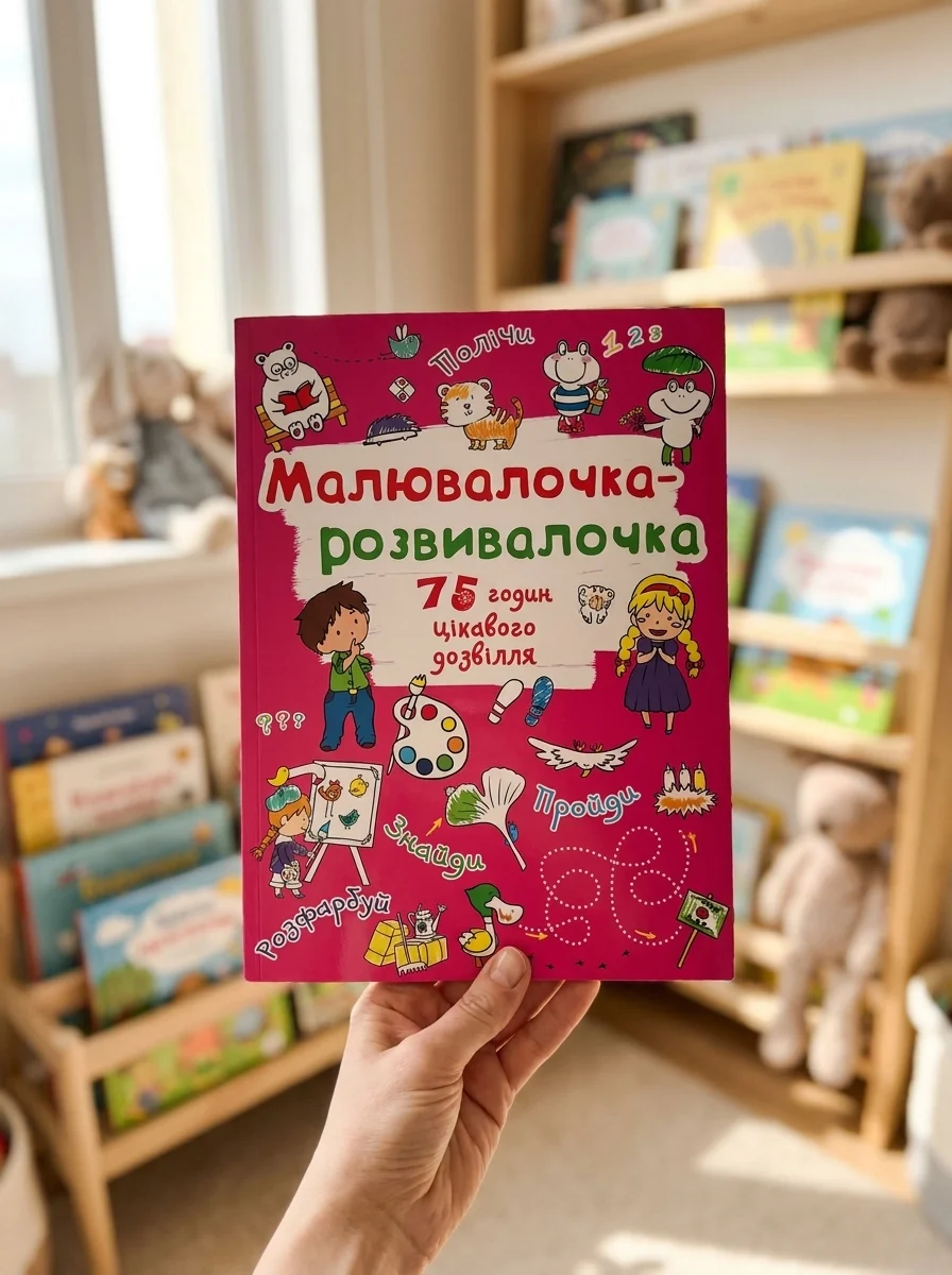 Розмальовка Малювалочка-розвивалочка Тигреня — Дитяча література