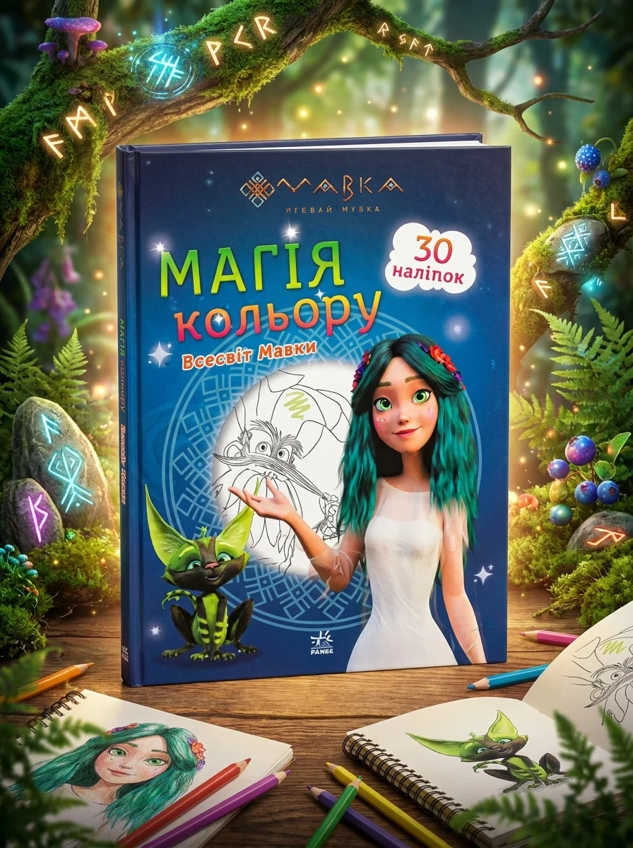 Розмальовка Мавка Магія кольору Всесвіт Мавки ЛП1807001У — Дитяча література