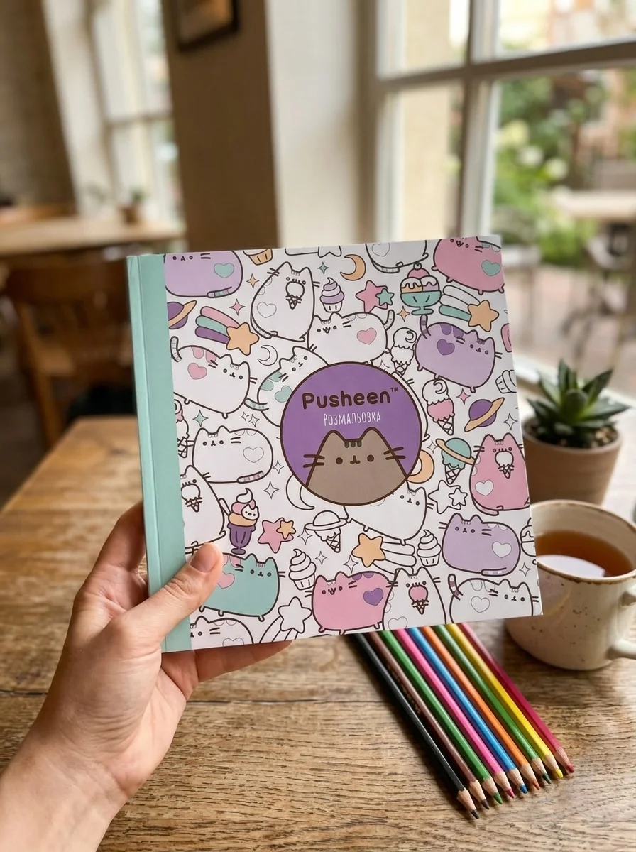 Розмальовка. Pusheen — фото 2