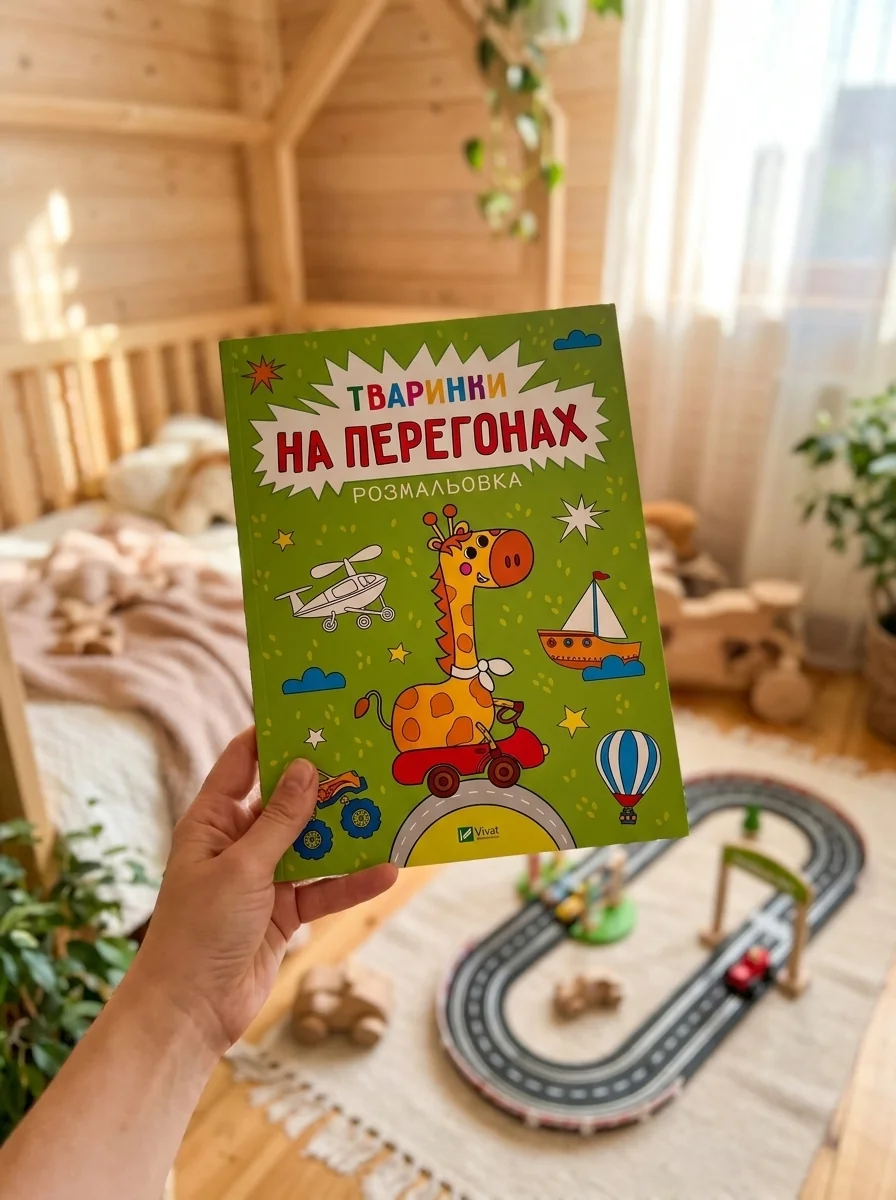 Розмальовка. Тваринки на перегонах — Розмальовки для дітей