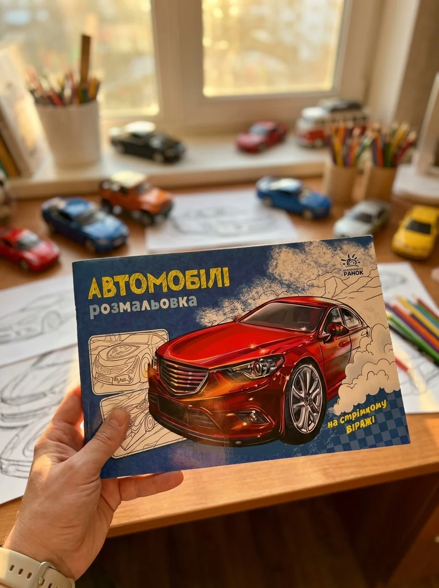 Розмальовка з машинами. Автомобілі — Розмальовки для дітей