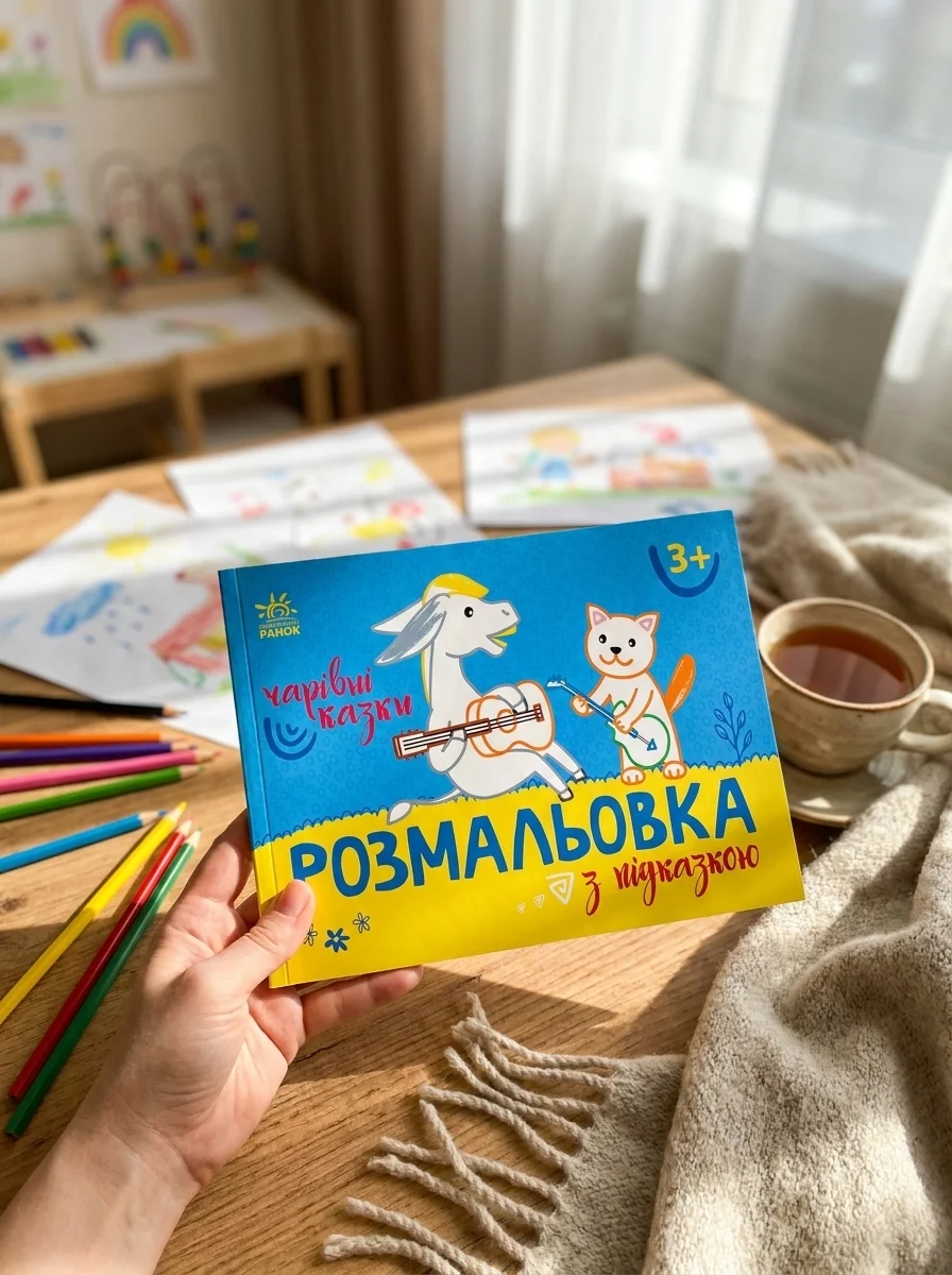Розмальовка з підказкою. Чарівні казки — фото 2