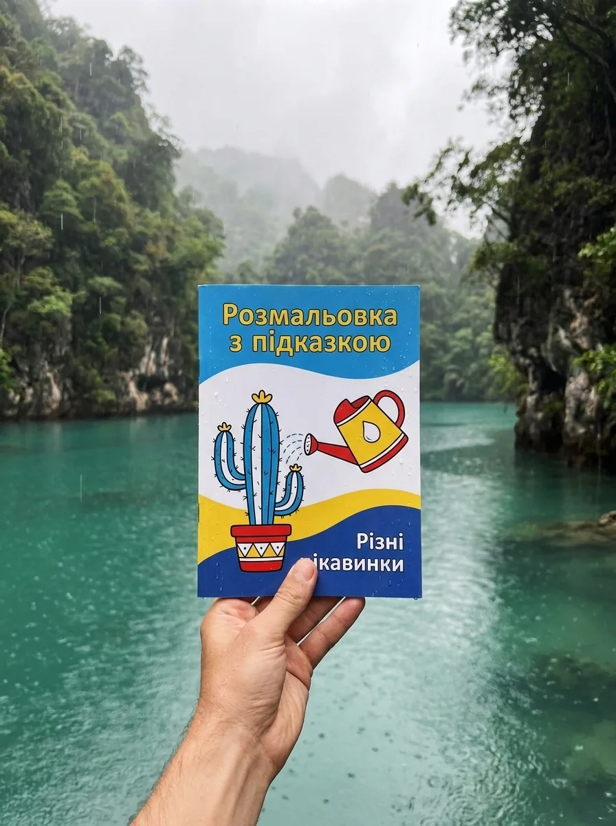 Розмальовка з підказкою. Різні цікавинки — фото 2