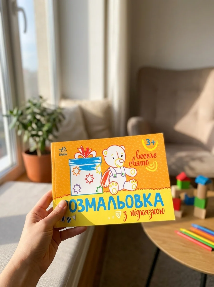 Розмальовка з підказкою. Веселе свято — Дитяча література